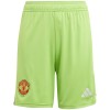 Officiële Voetbalshirt + Korte Broek Doelman Manchester United Thuis 2023-24 - Kids